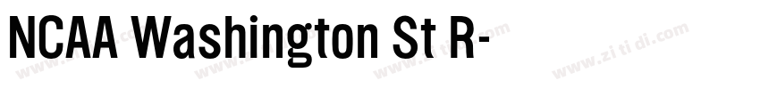 NCAA Washington St R字体转换